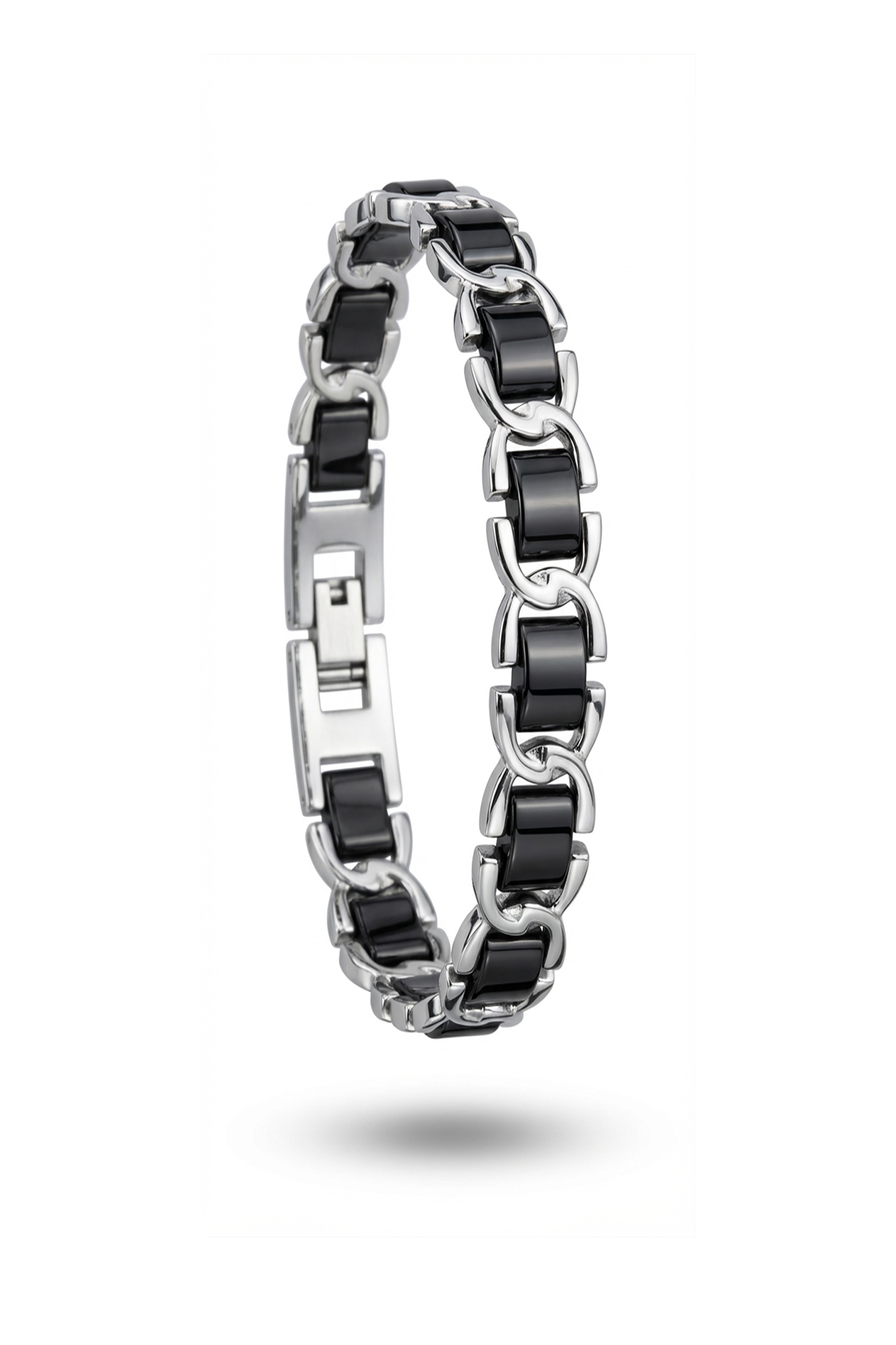 Erkek Mtl Seramik Gece Bağı Kalın Bileklik