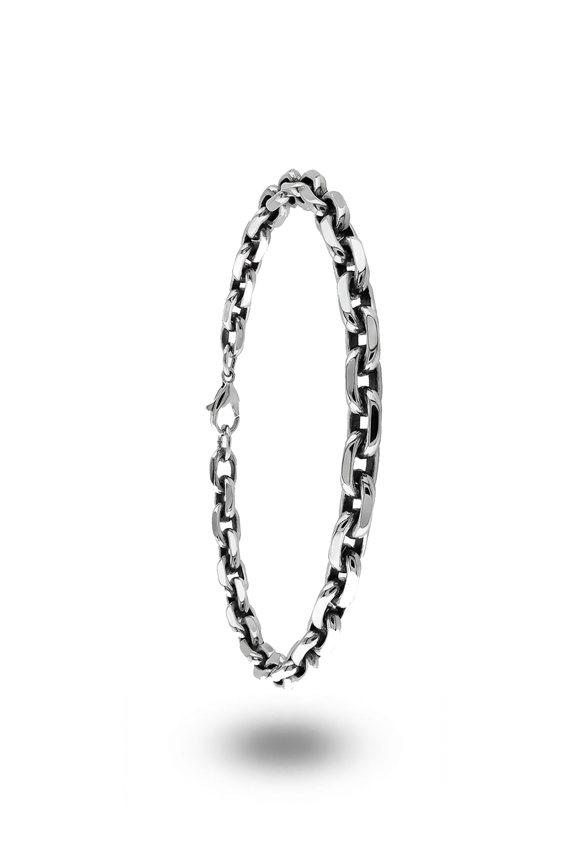 Erkek Eskitme Yuvarlak Zincir Bileklik