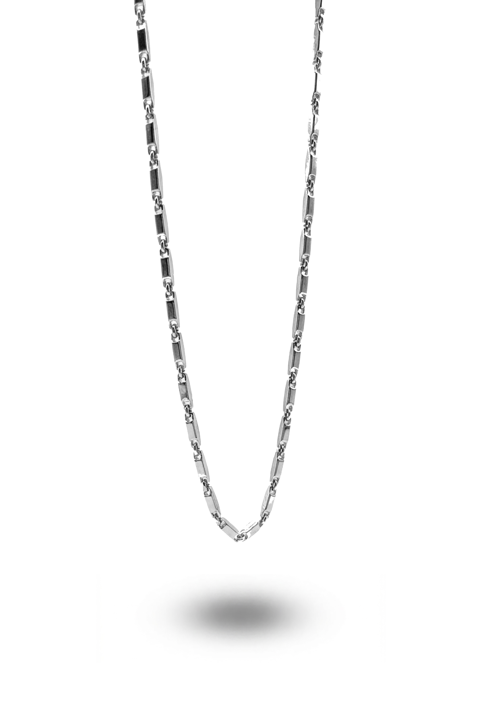 Erkek Beyaz İnce Kolye