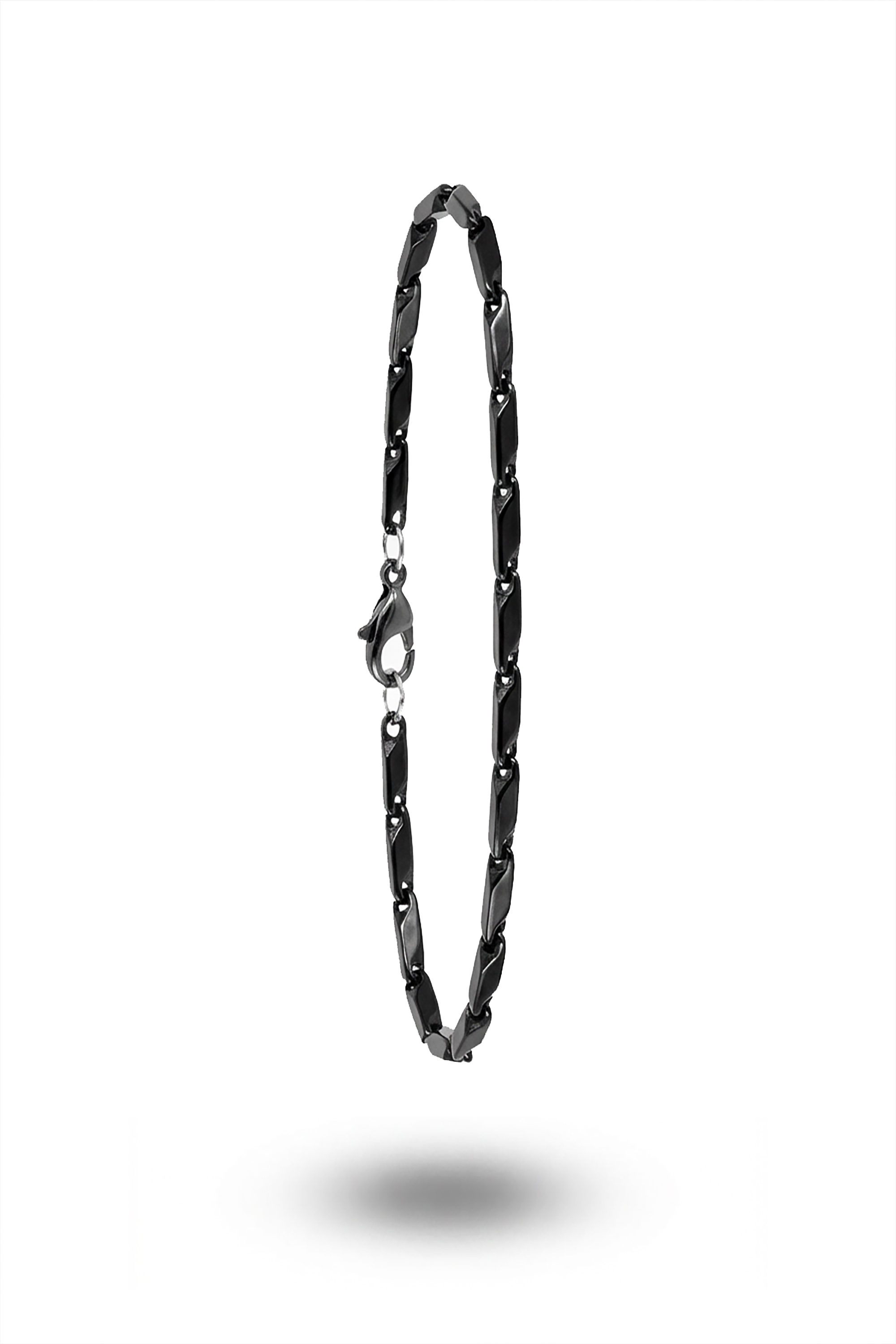 Erkek Siyah İnce Bileklik