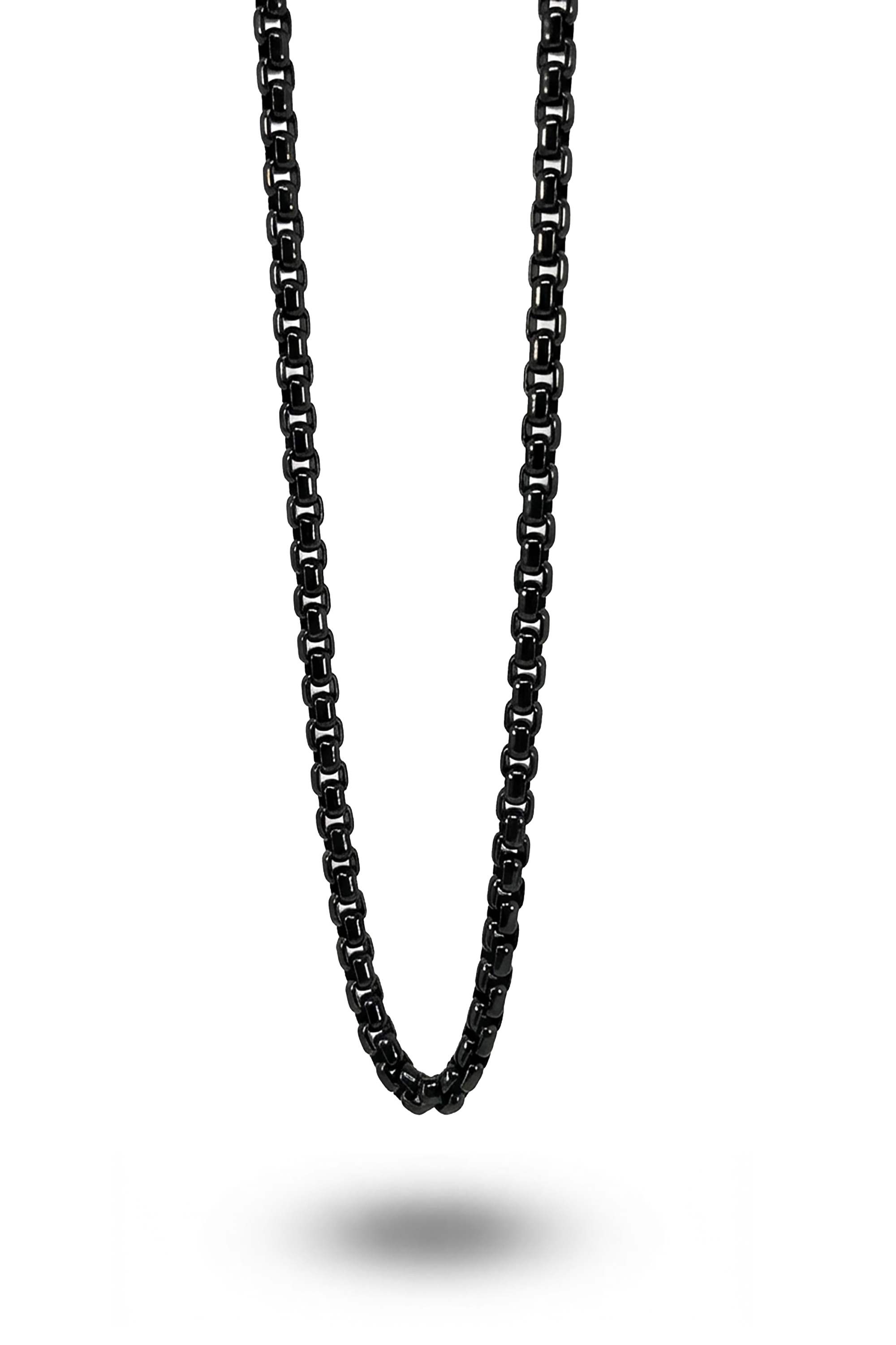 Erkek Gurmet Siyah Zincir Kolye