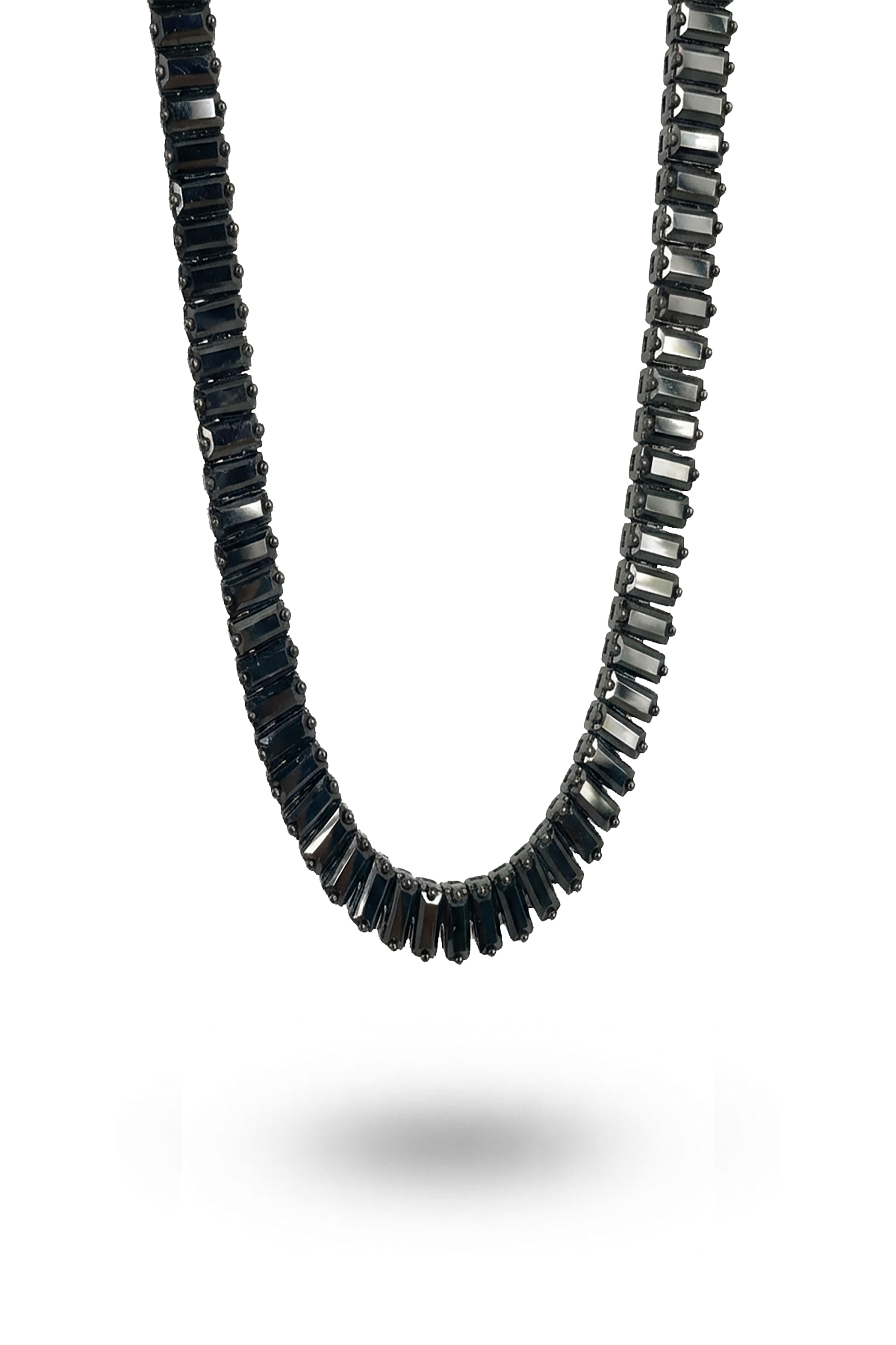 Erkek Suyolu Siyah Kolye